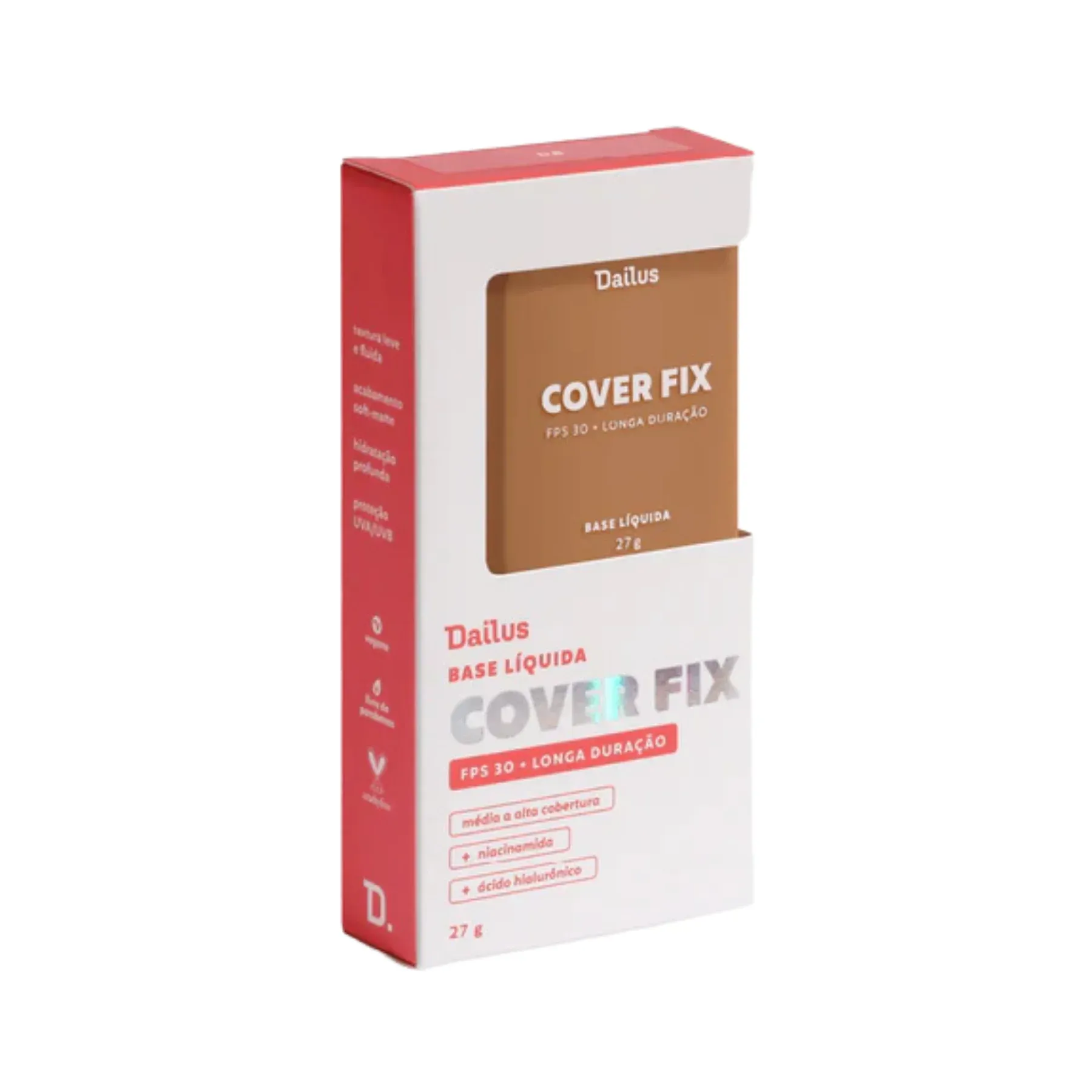 Base Liquida Dailus Cover Fix D8 Medio